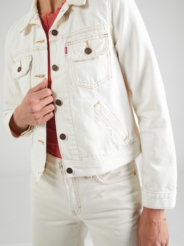 LEVI'S ® Overgangsjakke 'Utility Original Trucker Jacket' i hvid