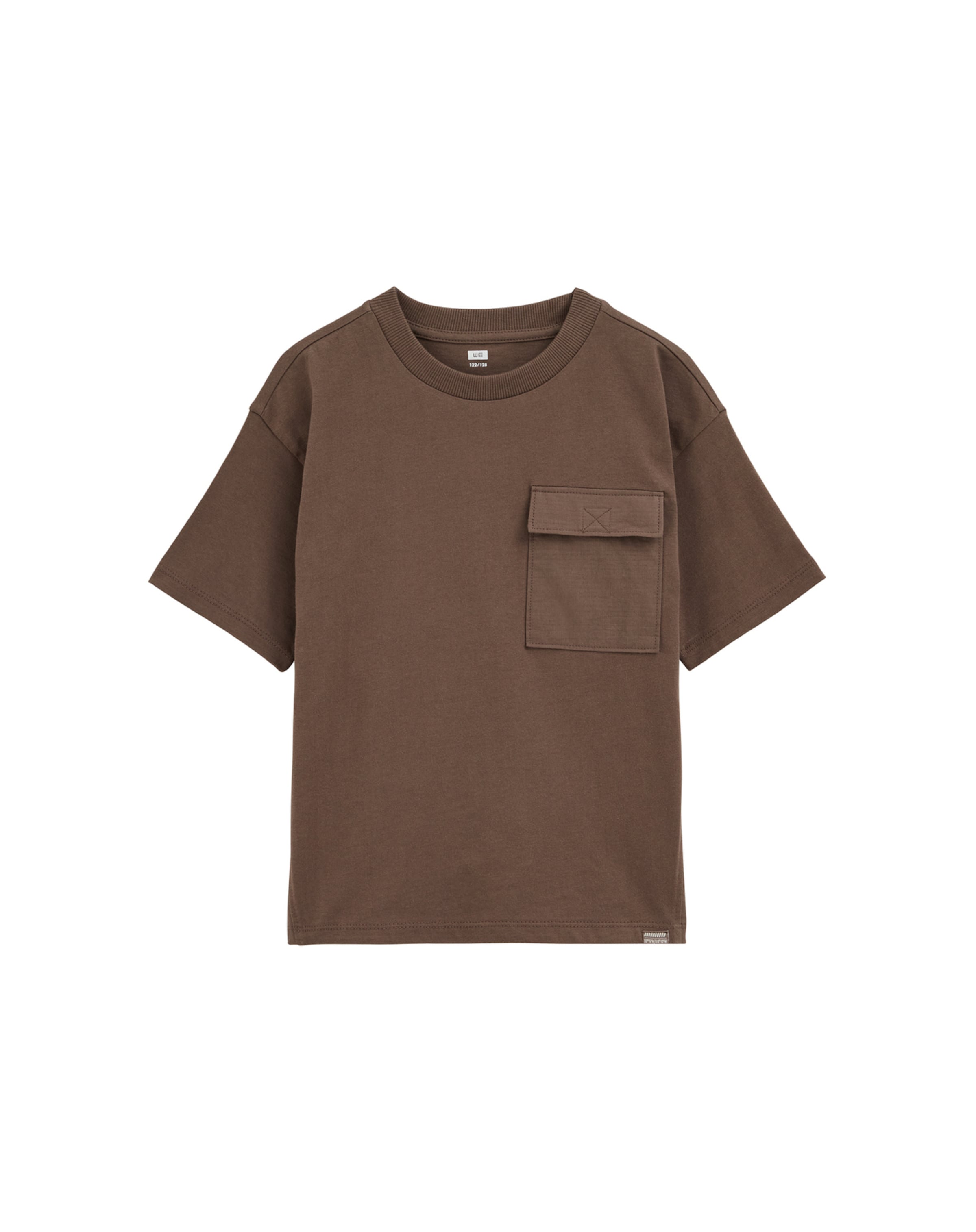 WE Fashion Tričko - Hnedá: predná strana