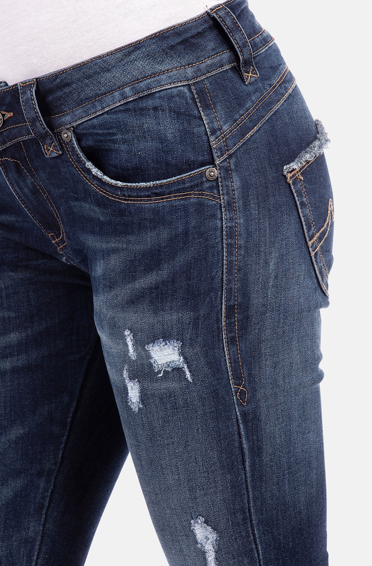 Blue Monkey Jeans Laura in Blau Blue Monkey Jeans Laura in Blau