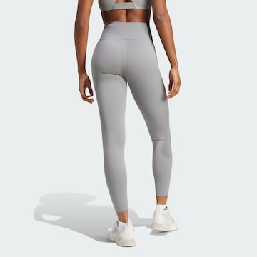 ADIDAS PERFORMANCE Skinny Sportbroek 'Optime Power' in Grijs