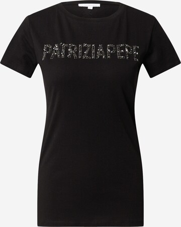 PATRIZIA PEPE Shirt 'MAGLIA' in Zwart: voorkant