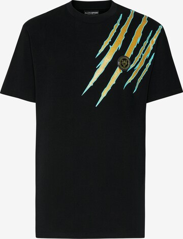 Maglietta ' Scratch ' di Plein Sport in nero: frontale