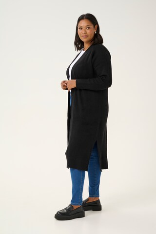 Cardigan 'KCRinye' KAFFE CURVE en noir
