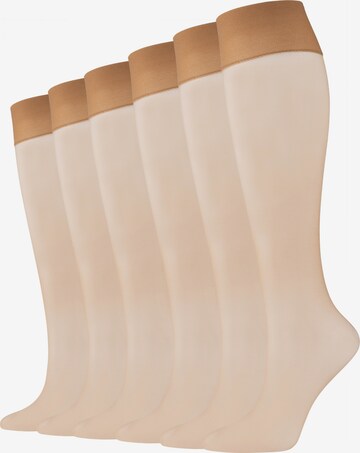 camano Fijne panty's in Beige: voorkant