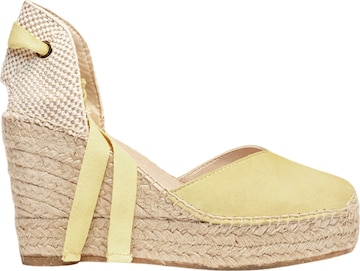Alhamas Sandals 'Alpargata' in Yellow: front