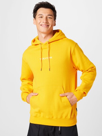 Volcom Sweatshirt in Yellow: front