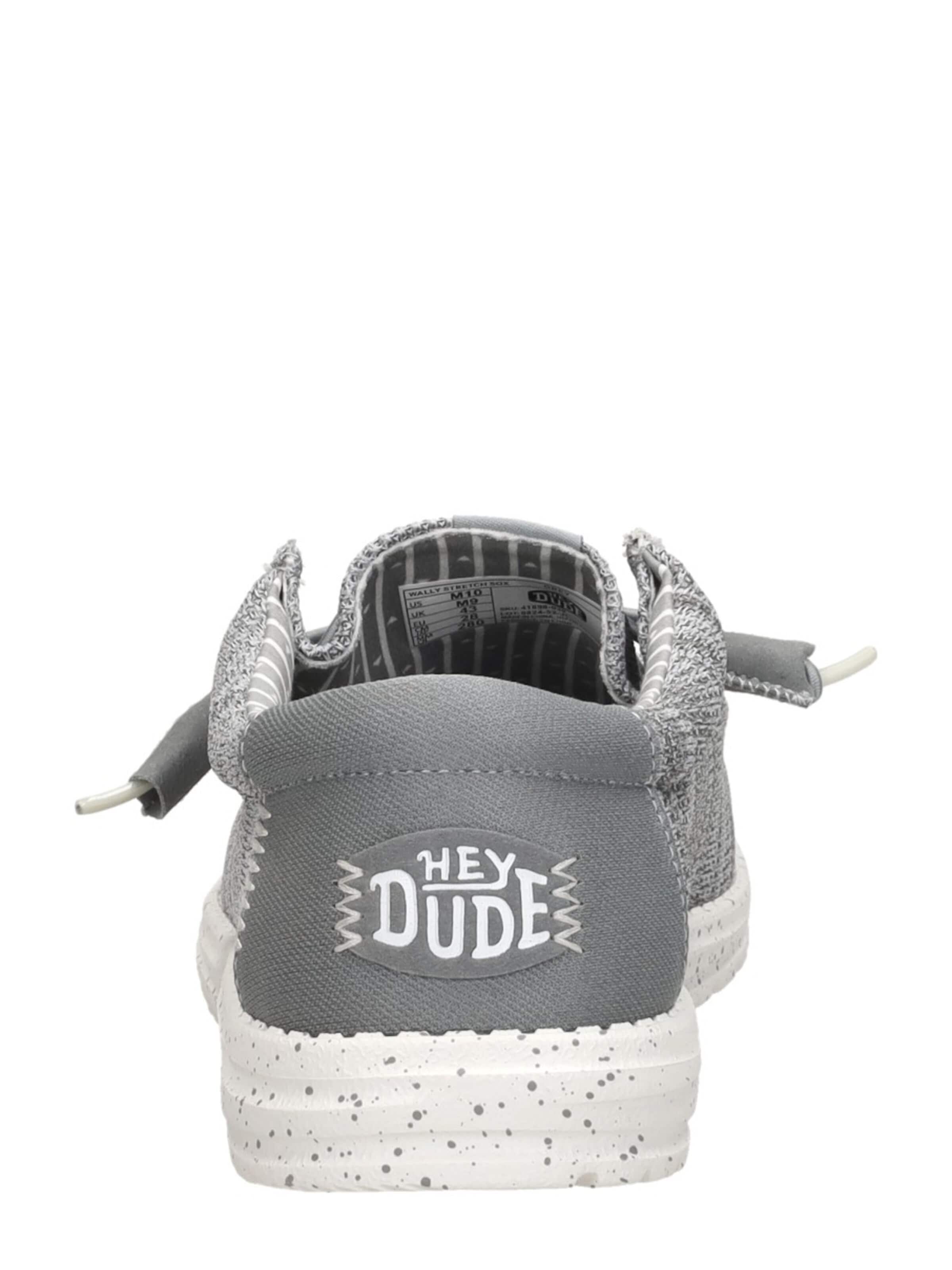 HEY DUDE Instappers 'Stretch Sox' in Grijs