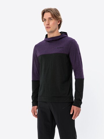 VAUDE Sports sweatshirt 'Qimsa' in Purple: front