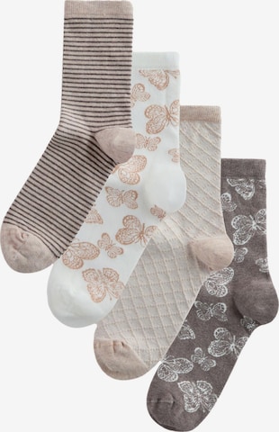 Next Socken in Beige: Vorderseite