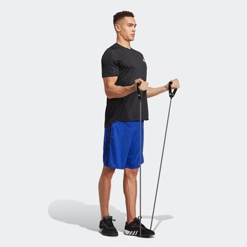 ADIDAS PERFORMANCEregular Sportske hlače 'Train Essentials' - plava boja