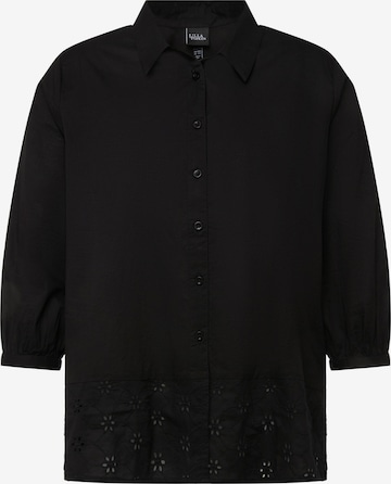 Ulla Popken Blouse in Black: front