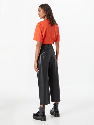 MAC Loose fit Pleated Pants 'CHIARA' in Black