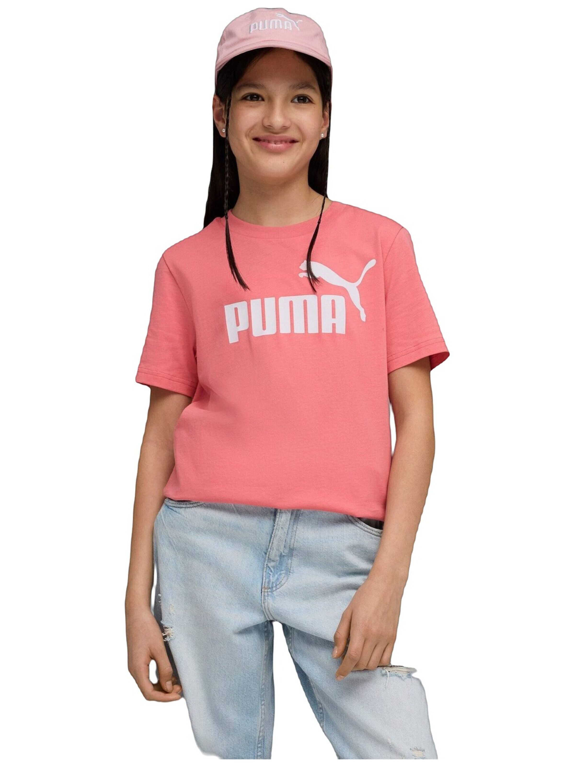 Maglietta 'Puma Ess No. 1 Logo Tee G' di PUMA in rosa