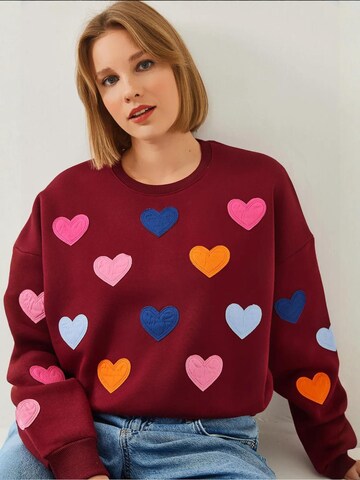 Bianco Lucci - Sweatshirt em vermelho