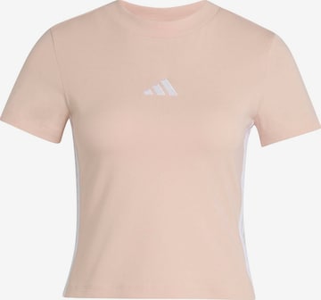ADIDAS SPORTSWEAR Функционална тениска 'Essentials' в розово: отпред