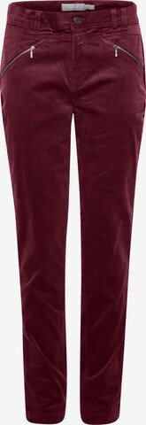 Regular Pantalon 'TEAN' Fransa en rouge : devant