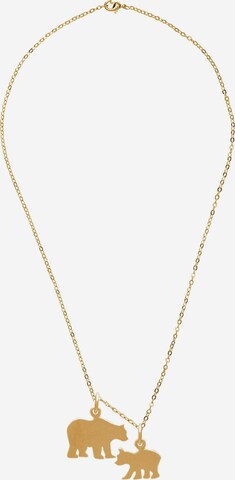 Gemshine Necklace in Gold: front