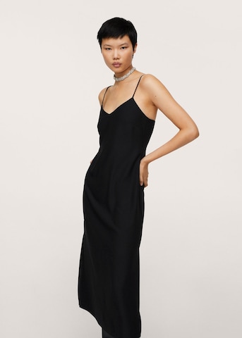 Robe 'Beady' MANGO en noir : devant