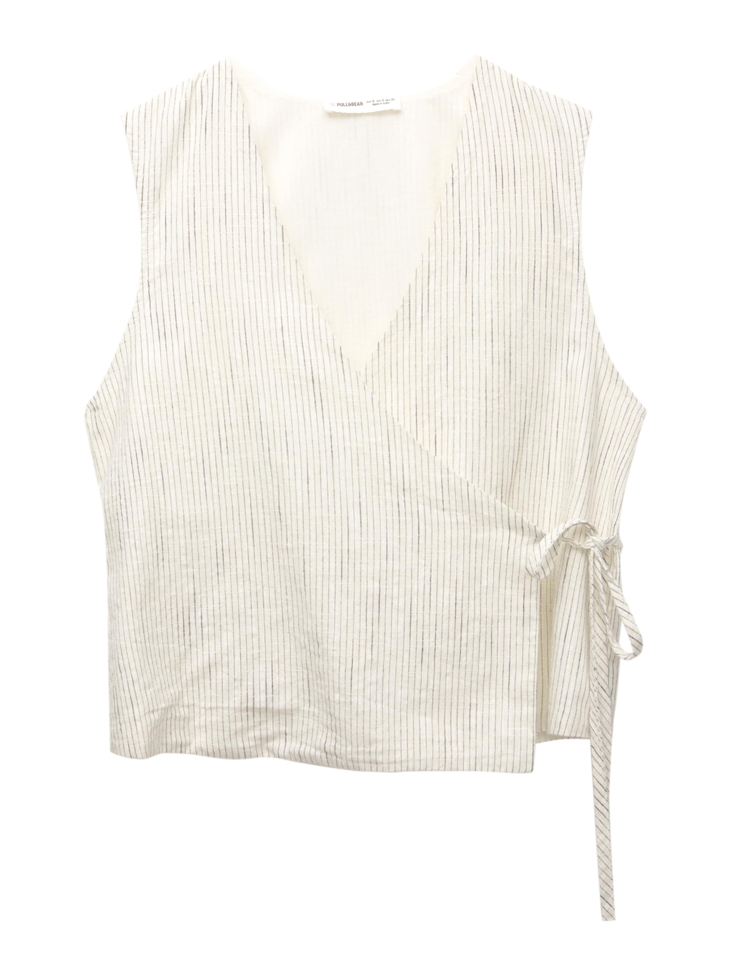 Pull&Bear Blouse in Beige: front