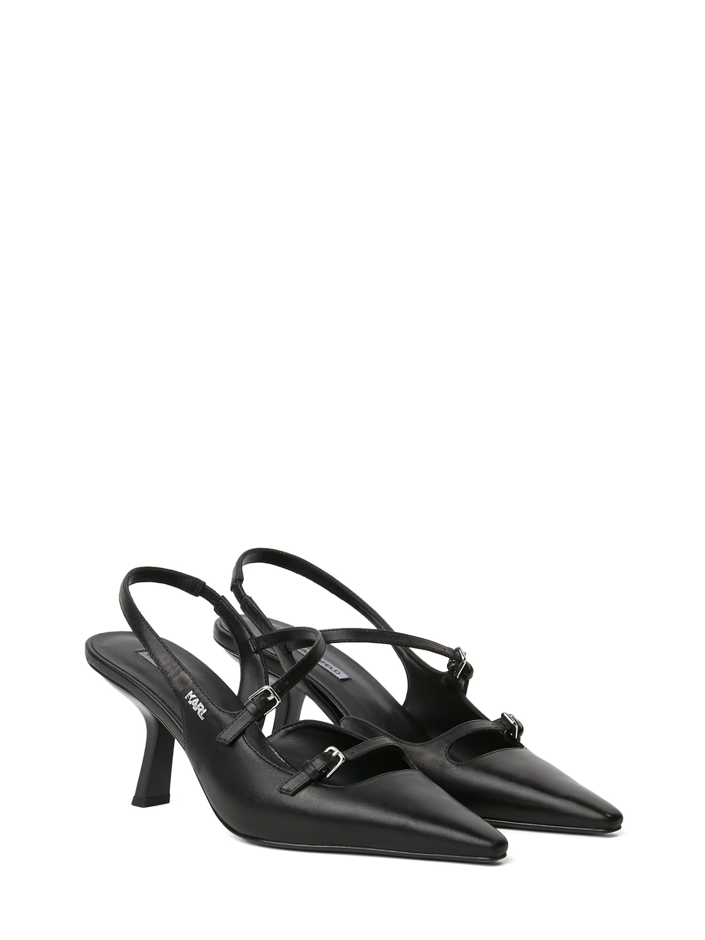 Karl Lagerfeld Лодочки с открытой пяткой 'Karmel' в Черный