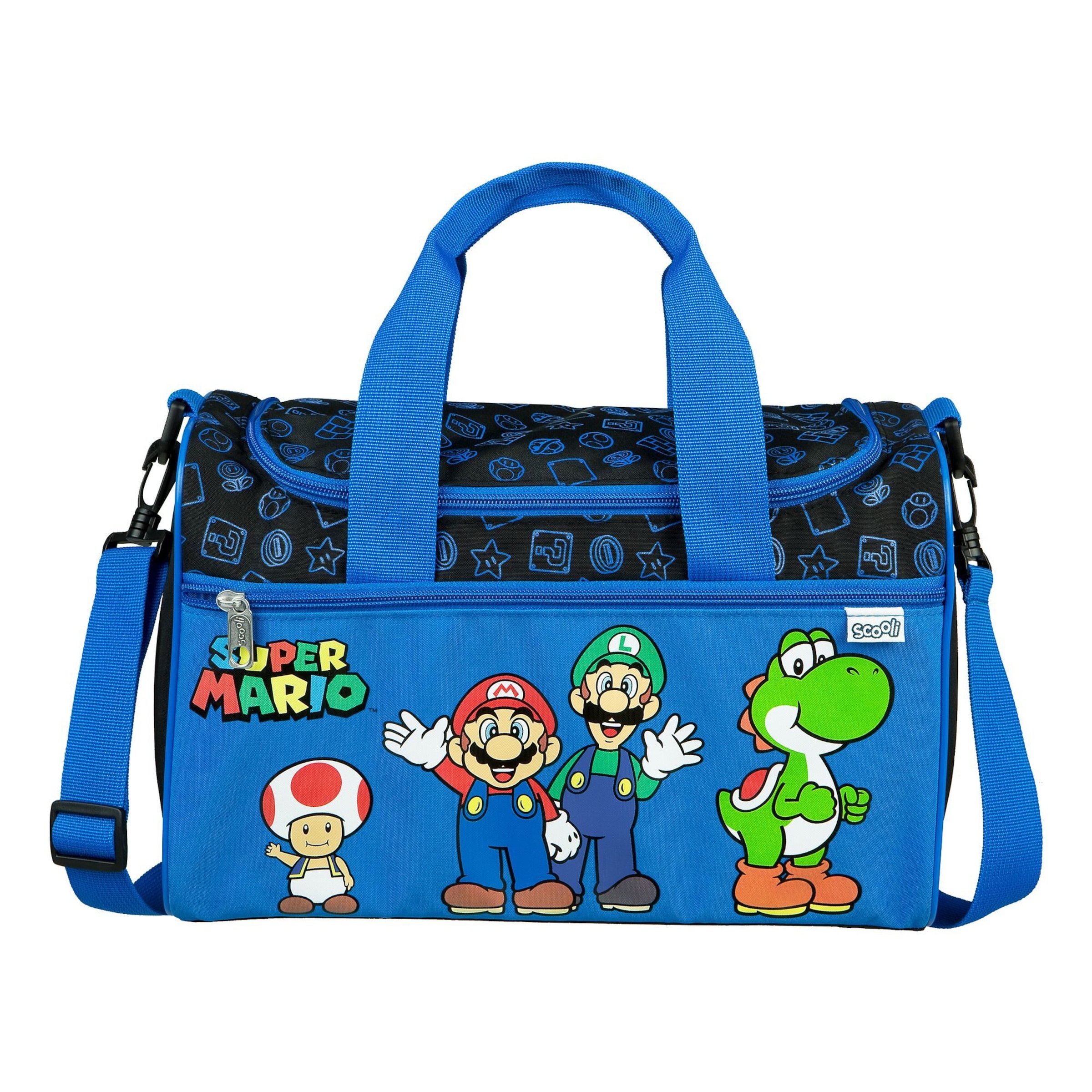 SCOOLI Sports bag in Blue: front