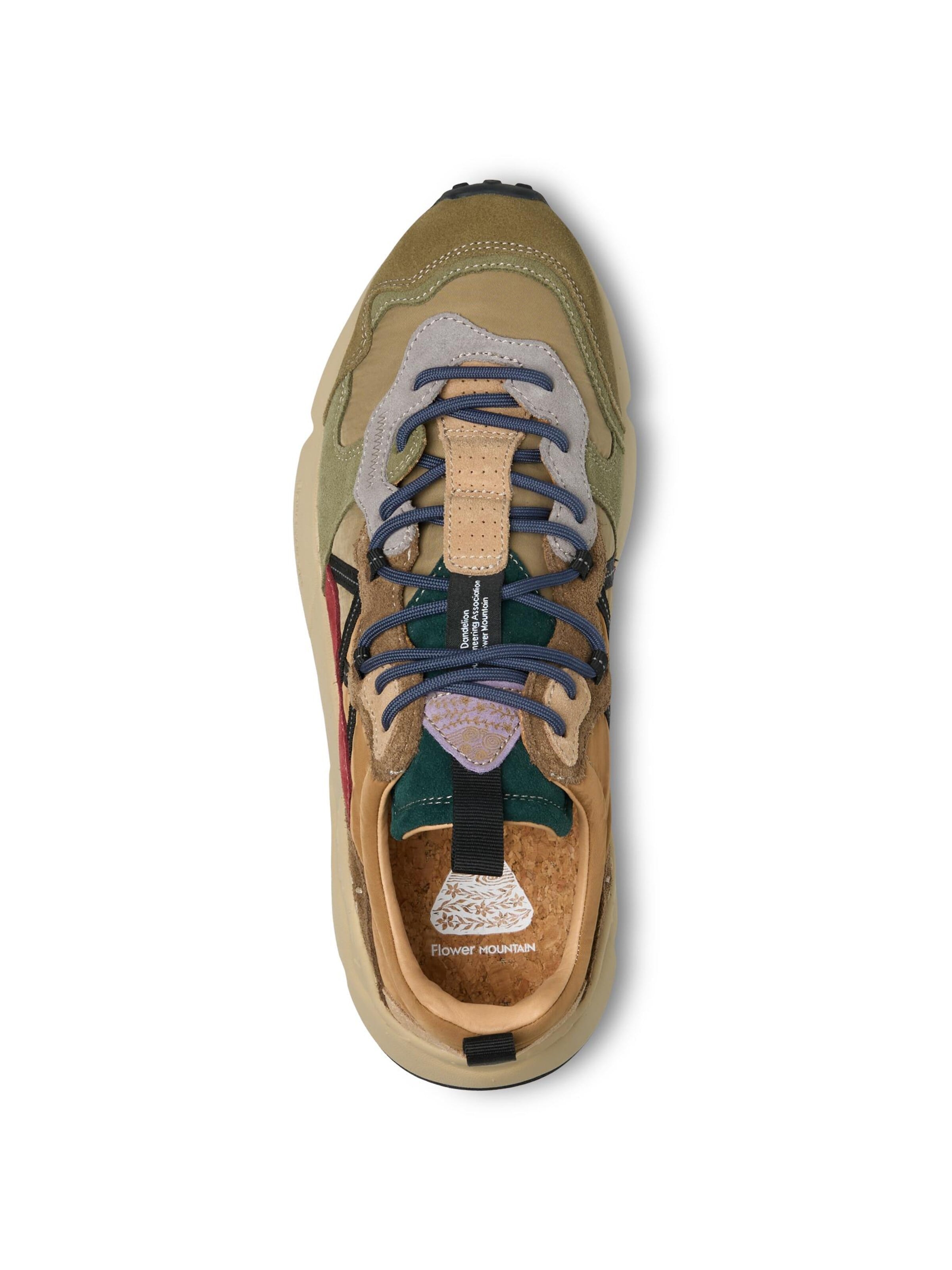 Flower Mountain Sneakers laag 'LENZAN MAN' in Groen
