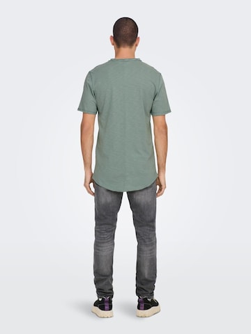 Only & Sons T-Shirt 'Benne' in Grün