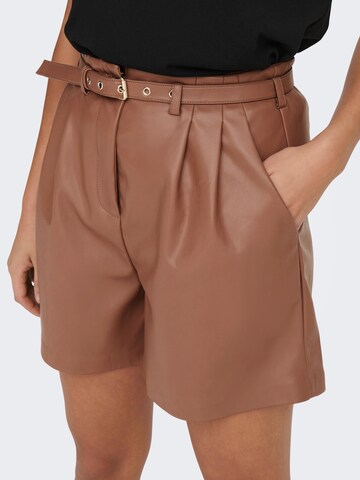 ONLY Loosefit Shorts 'Heidi' in Braun