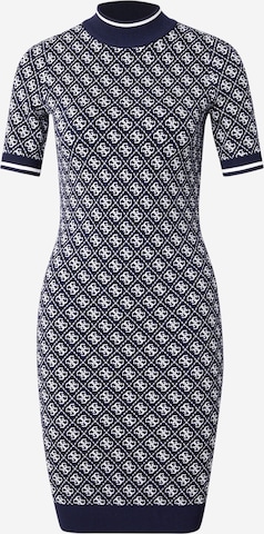Robes en maille 'LISE' GUESS en bleu : devant