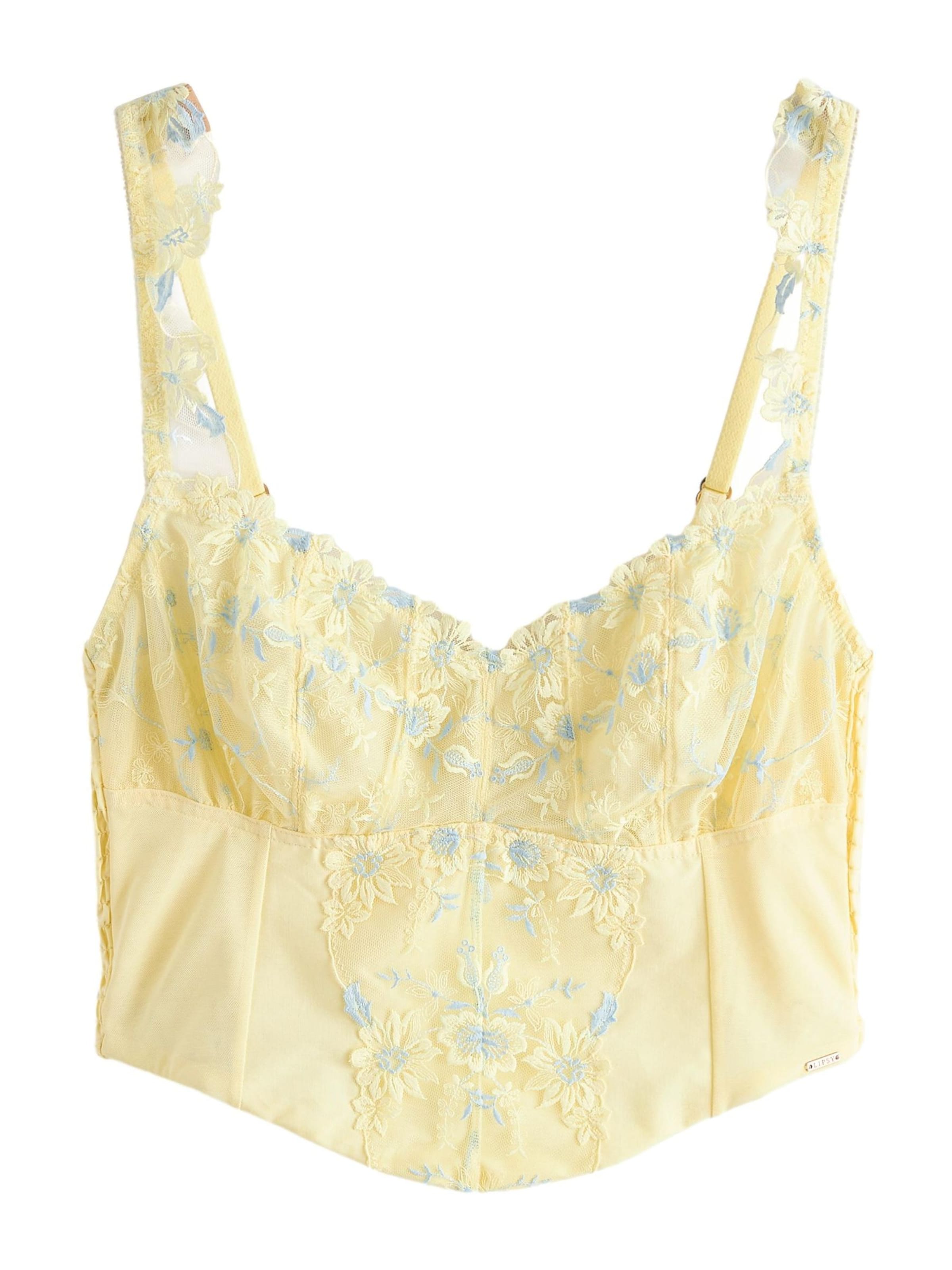 Corsage Lipsy en jaune : devant