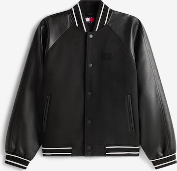 juoda Tommy Jeans Demisezoninė striukė: priekis