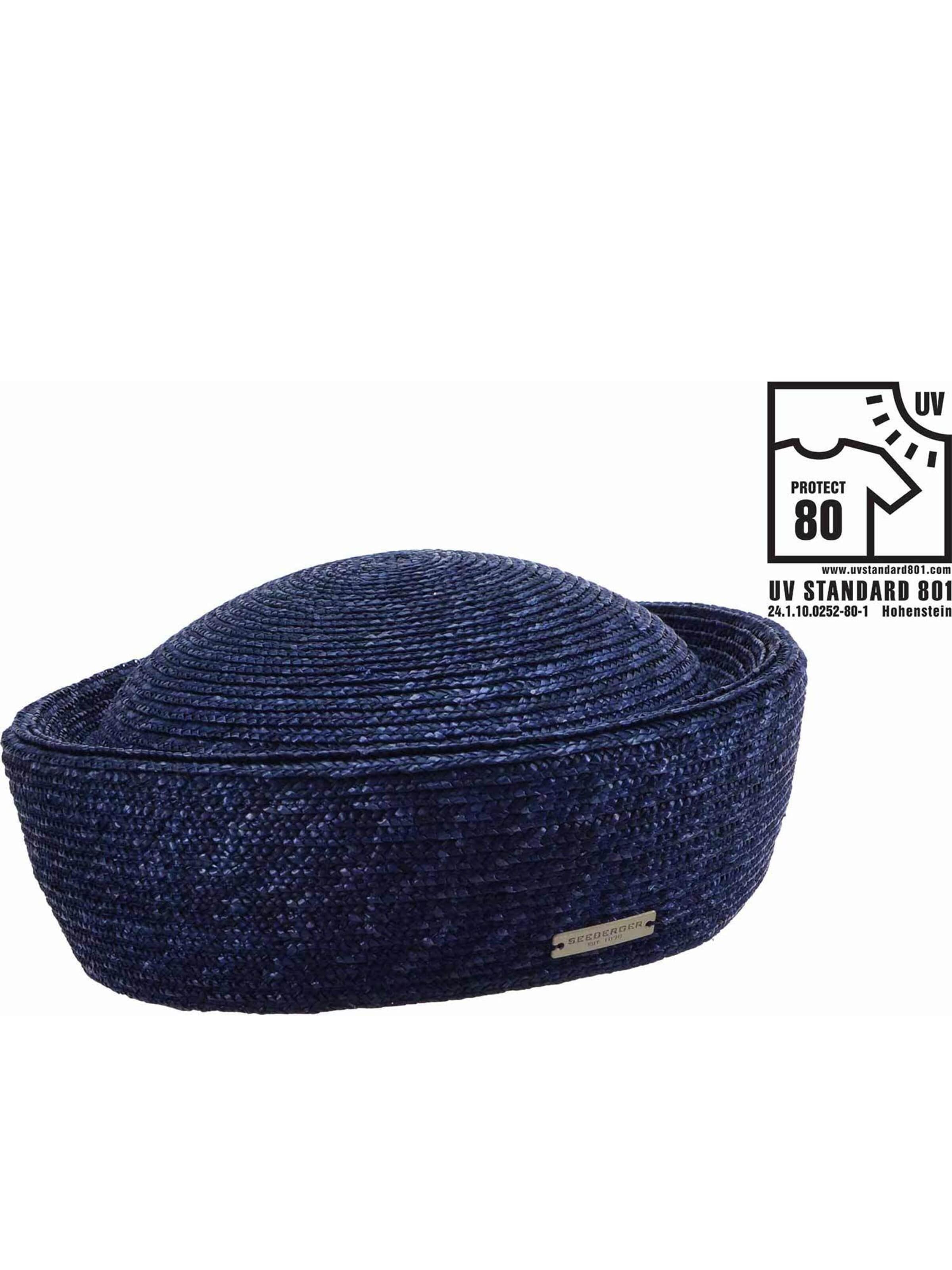Seeberger Hat 'Hut' in Blue: front