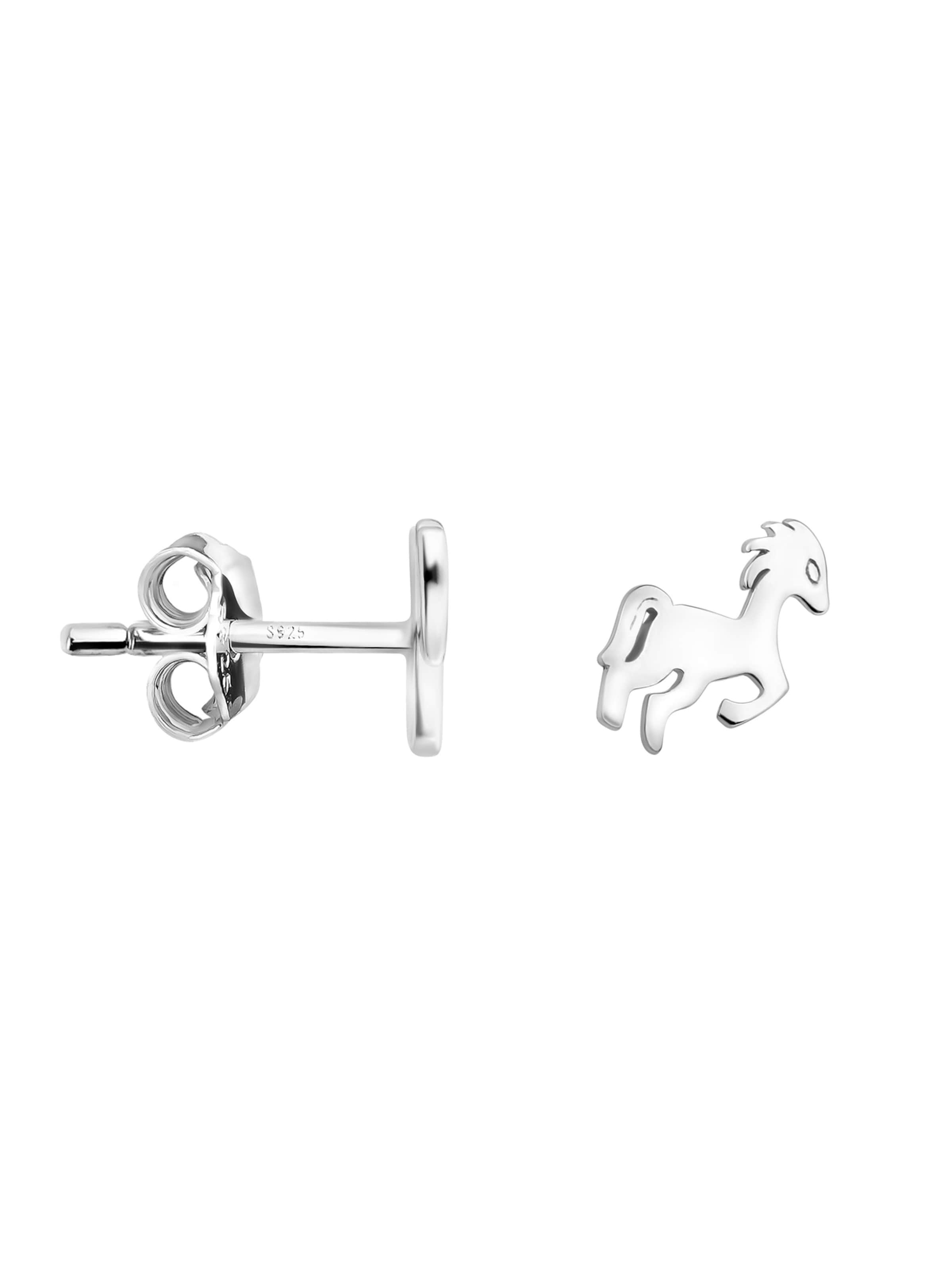 Sofia Milani Ohrringe 'Horse'‌‌‌‌‌ in One Size in silber, Produktansicht