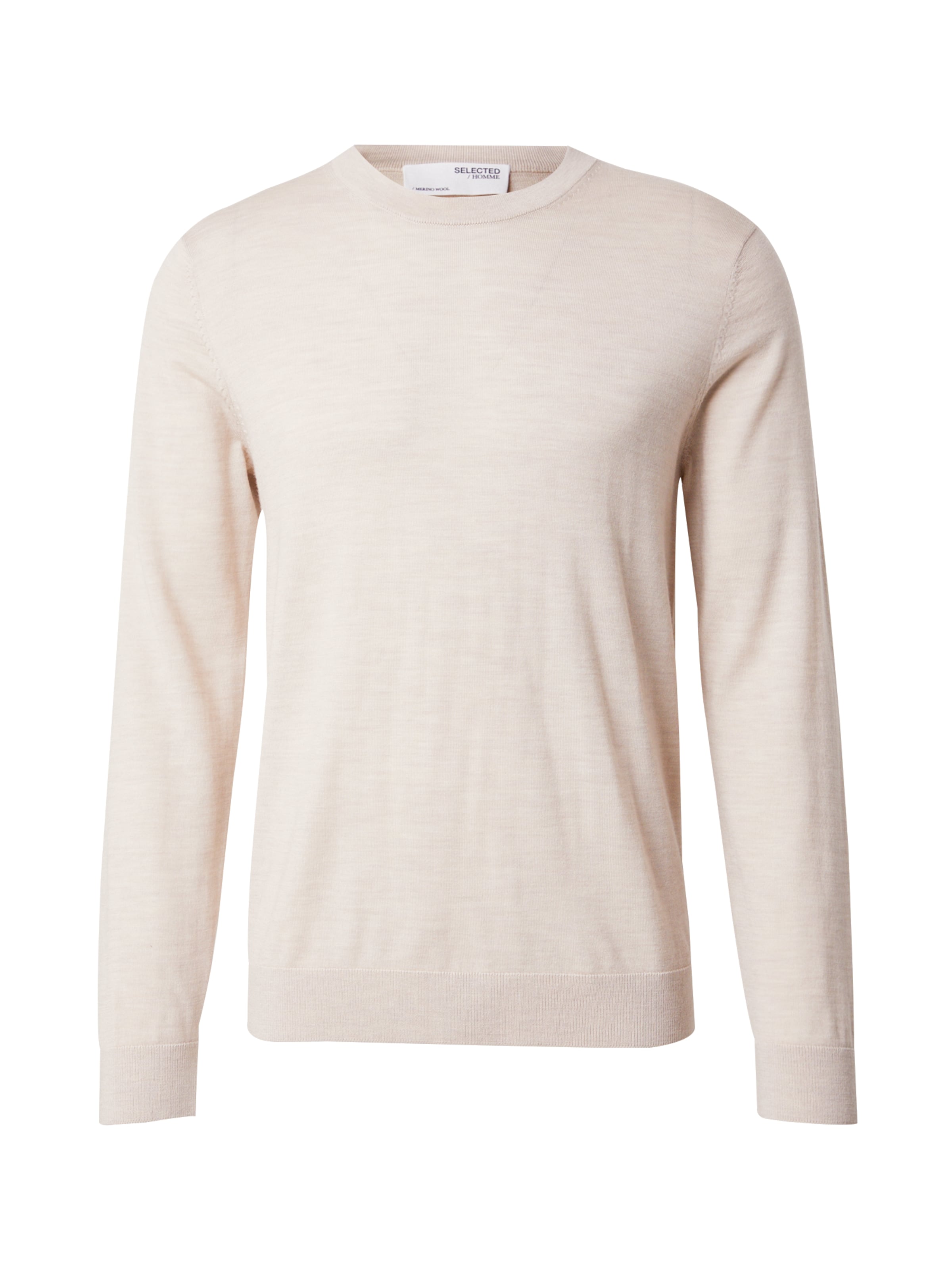 SELECTED - Jersey en beige: frente