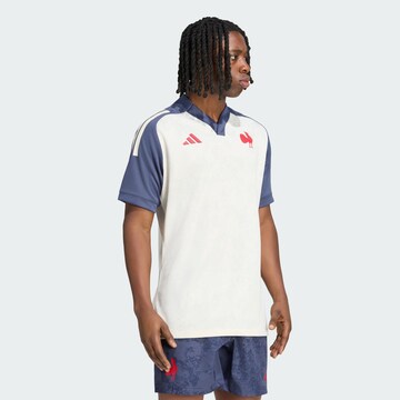 Maglia funzionale 'France Rugby' di ADIDAS PERFORMANCE in bianco: frontale