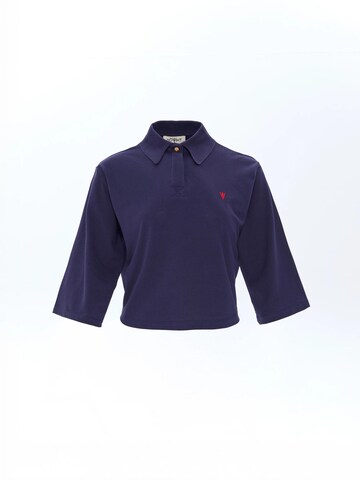 T-shirt 'Isabeau' NOWIHT en bleu : devant