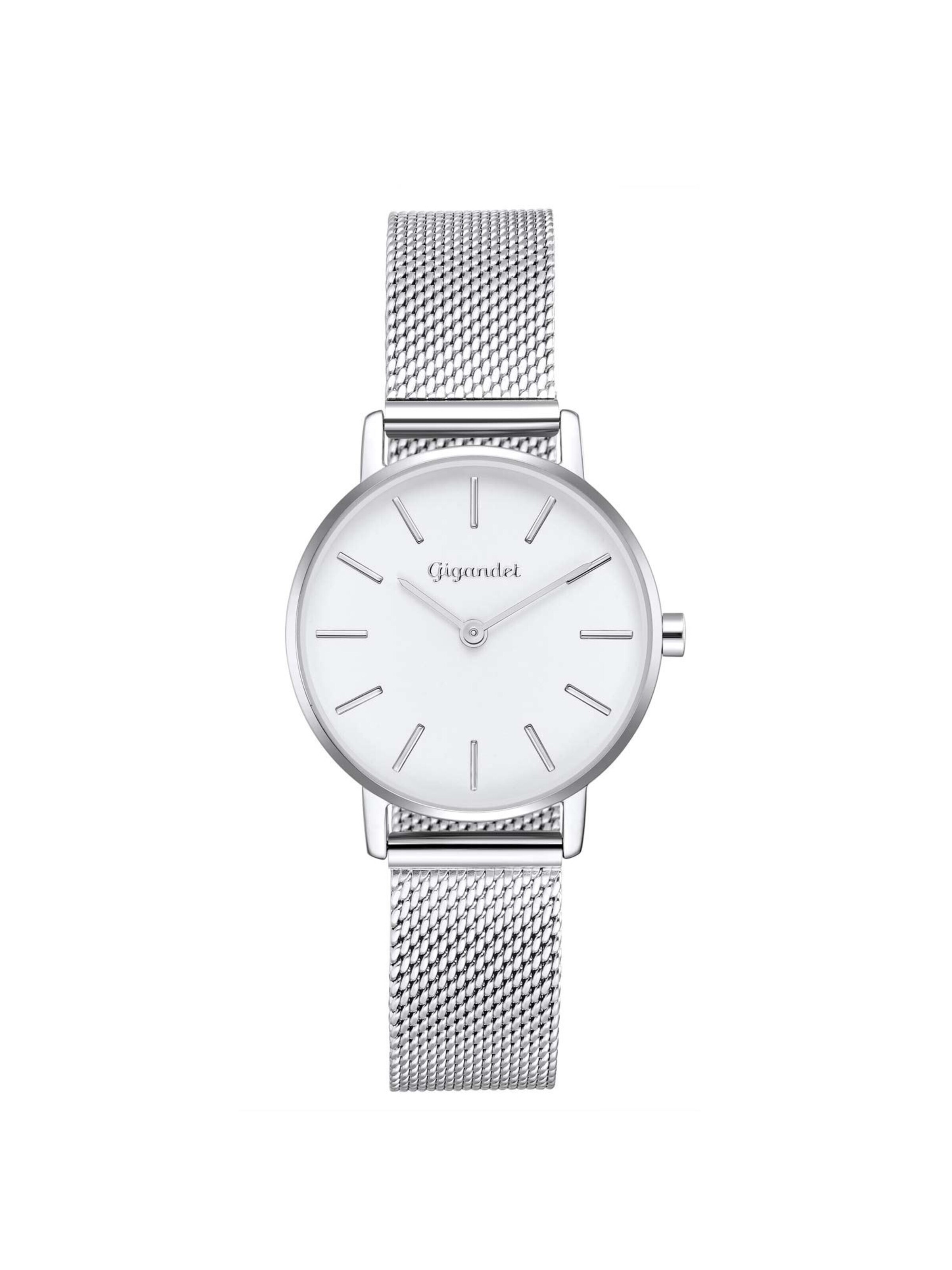 Gigandet Analog Watch 'MINIMALISM' in Silver: front