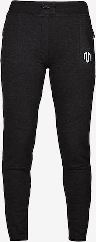 Tapered Pantaloni sportivi 'Naka' di MOROTAI in grigio: frontale