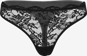 Yenita String in Schwarz: Vorderseite