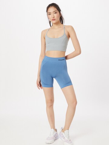 Hummel Skinny Sportsbukser i blå