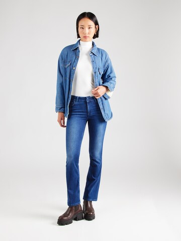 MUSTANG Bootcut Jeans 'SHELBY' in Blau