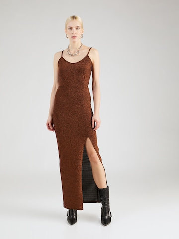 WAL G. Evening Dress in Bronze: front