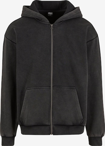 Veste de survêtement Urban Classics en noir : devant