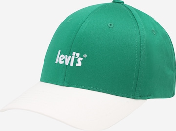 Cappello da baseball di LEVI'S in verde: frontale