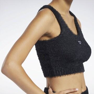 Tops en tricot Reebok en noir