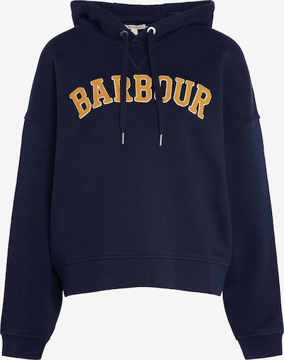 Barbour Sweatshirt 'Mayfield' in de kleur Navy / Mosterd, Productweergave