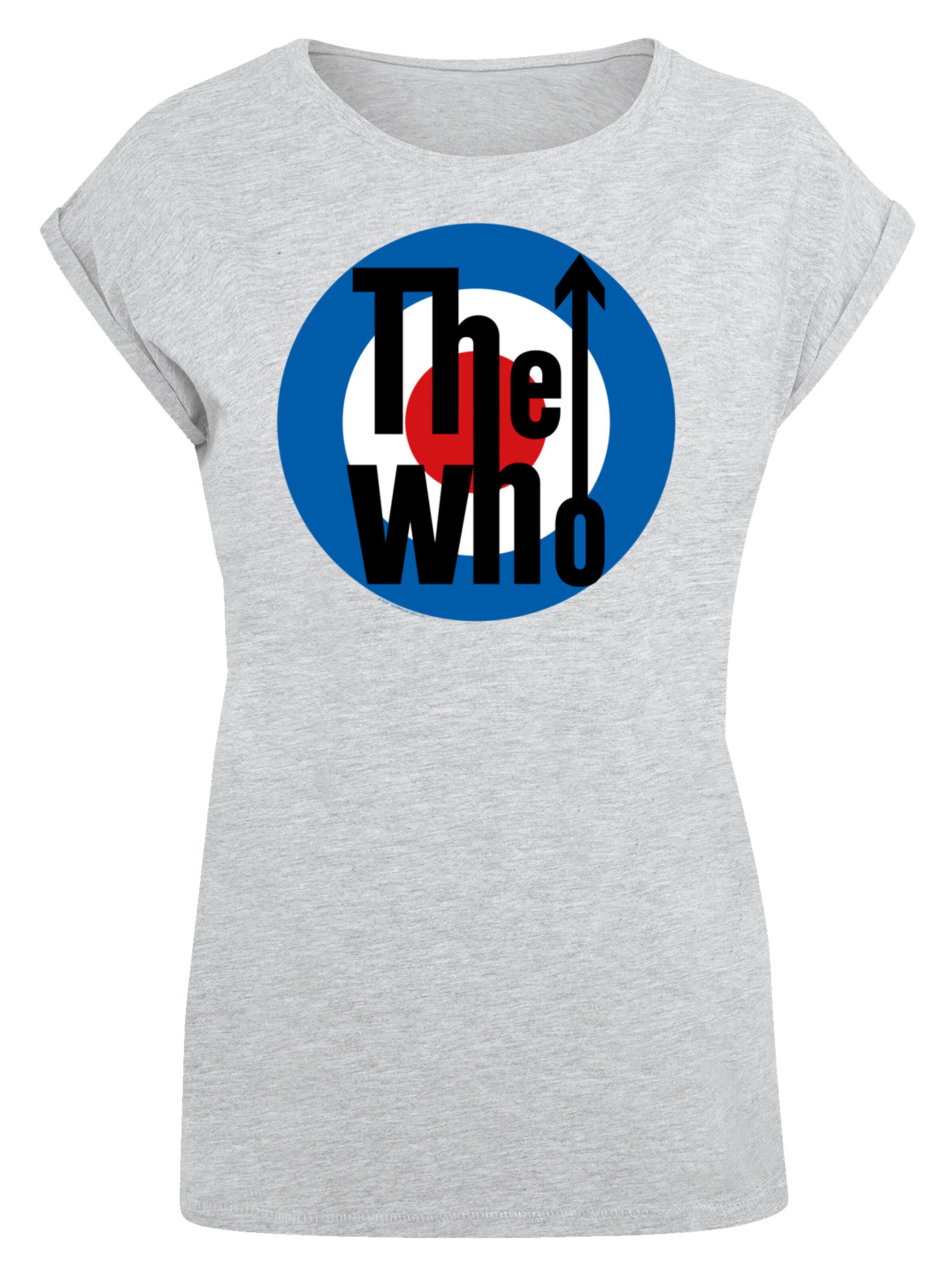 F4NT4STIC T-Shirt 'The Who Target' in Grau: Vorderseite