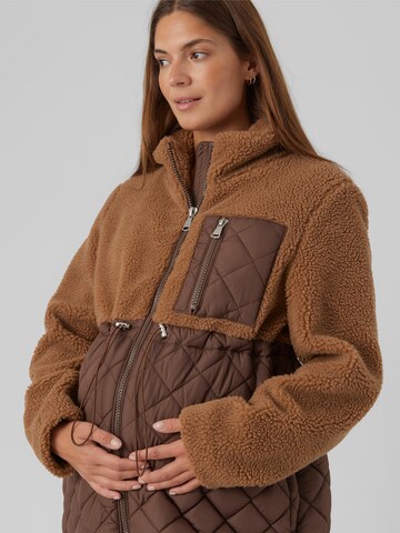 MAMALICIOUS Between-seasons coat 'Theodora' in Brown