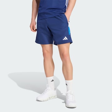 ADIDAS PERFORMANCE - Regular Calças de desporto 'Tiro Es' em azul: frente