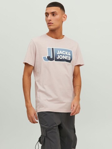 JACK & JONES Shirt in Purple: front
